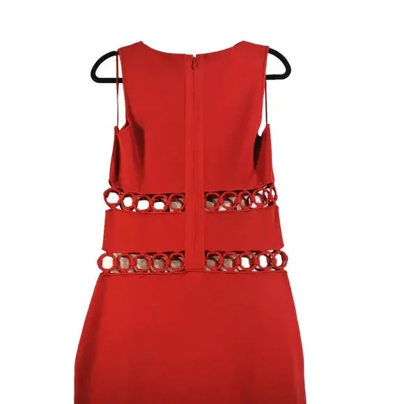 NEW, Cult Gaia RIVER KNIT DRESS in Merlot Red Size XL #LD098 - Picture 9 of 13